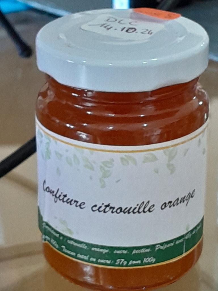 Confiture Citrouille Orange 120G (Mam)