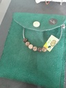 Bracelet +Pochette (Perles Haliades ) 